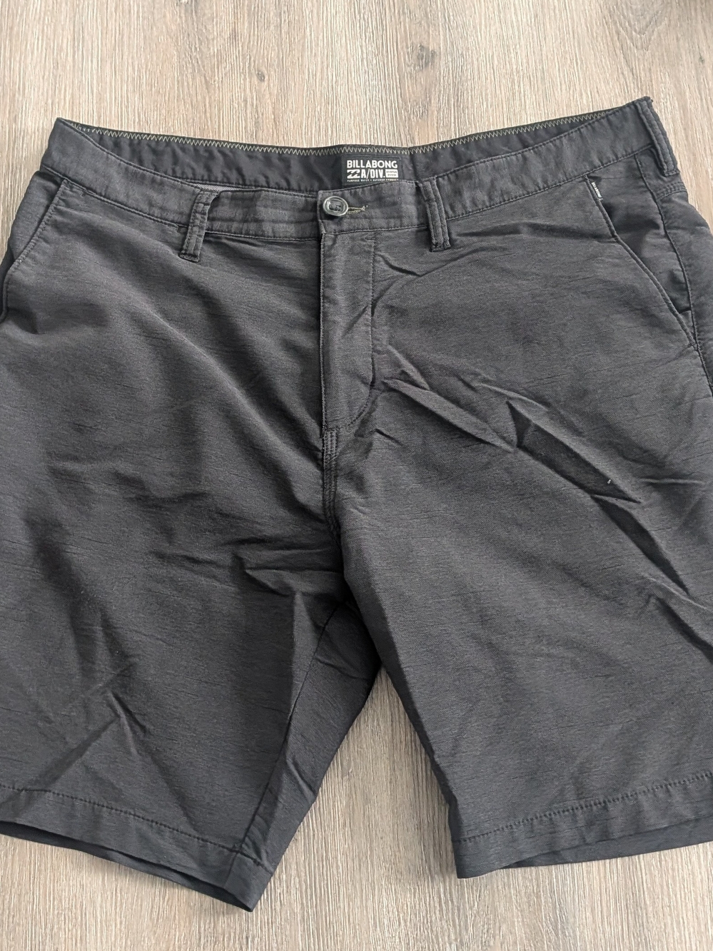 Billabong Men's Black Flat Front Chino Shorts